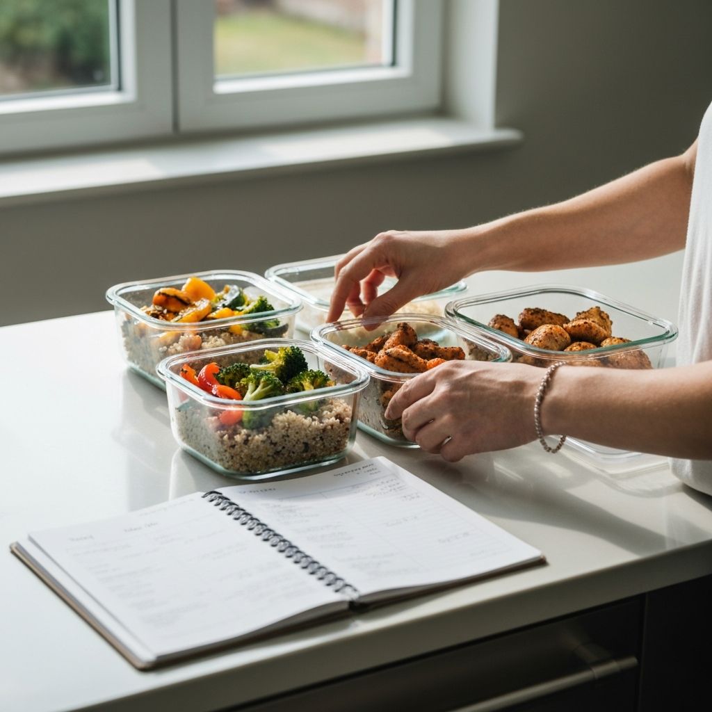 Packing a lunch at a kitchen counter
